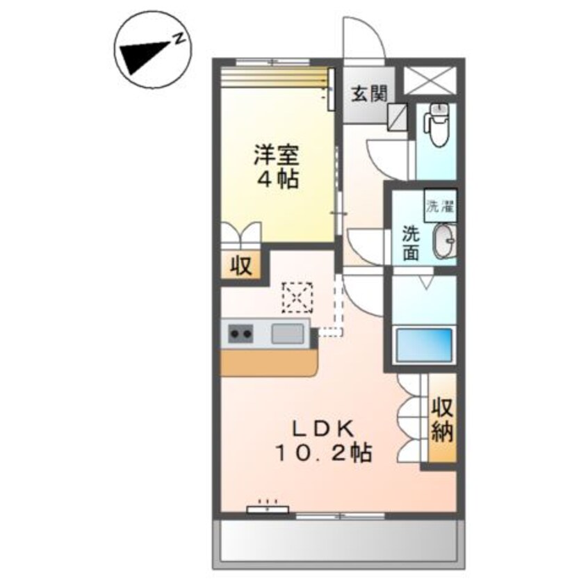 間取図 山陽本線（中国）/倉敷駅 バス13分小溝下車:停歩15分 1階 築17年