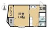 山陽本線（中国）/中庄駅 徒歩2分 2階 築29年 1Kの間取り