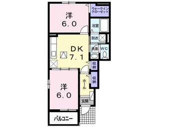 間取図 井原鉄道井原線/川辺宿駅 徒歩21分 1階 築13年