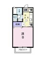山陽本線（中国）/新倉敷駅 徒歩22分 1階 築28年 1Kの間取り