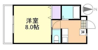 間取図 山陽本線（中国）/新倉敷駅 徒歩28分 2階 築29年