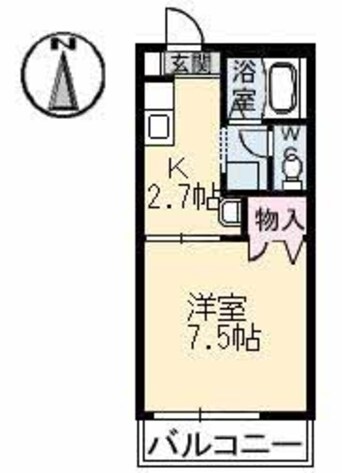 間取図 吉備線<桃太郎線>/東総社駅 徒歩5分 1階 築29年