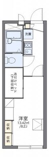 山陽本線（中国）/倉敷駅 徒歩17分 1階 築19年 1Kの間取り
