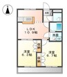 水島臨海鉄道水島本線/栄駅 徒歩30分 1階 築21年 2LDKの間取り