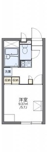伯備線/備中広瀬駅 徒歩54分 2階 築19年 1Kの間取り