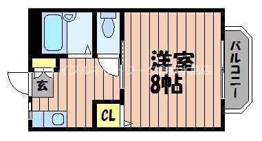 間取り図 吉備線<桃太郎線>/東総社駅 徒歩8分 2階 築31年