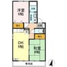 伯備線/総社駅 徒歩12分 1階 築26年 2DKの間取り