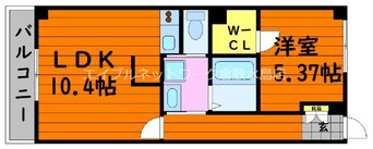 間取図 山陽本線（中国）/倉敷駅 徒歩9分 1階 築11年