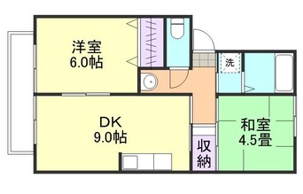 間取図 水島臨海鉄道水島本線/弥生駅 徒歩17分 2階 築36年