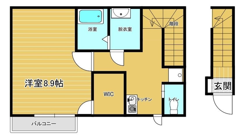 間取図 山陽本線（中国）/倉敷駅 徒歩23分 2階 建築中