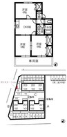 山陽本線（中国）/新倉敷駅 徒歩27分 1階 築27年 3DKの間取り