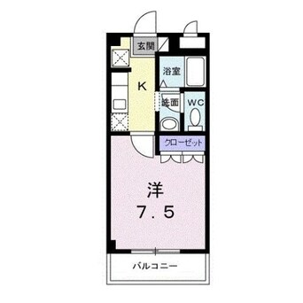 間取図 水島臨海鉄道水島本線/球場前駅 徒歩11分 2階 築18年