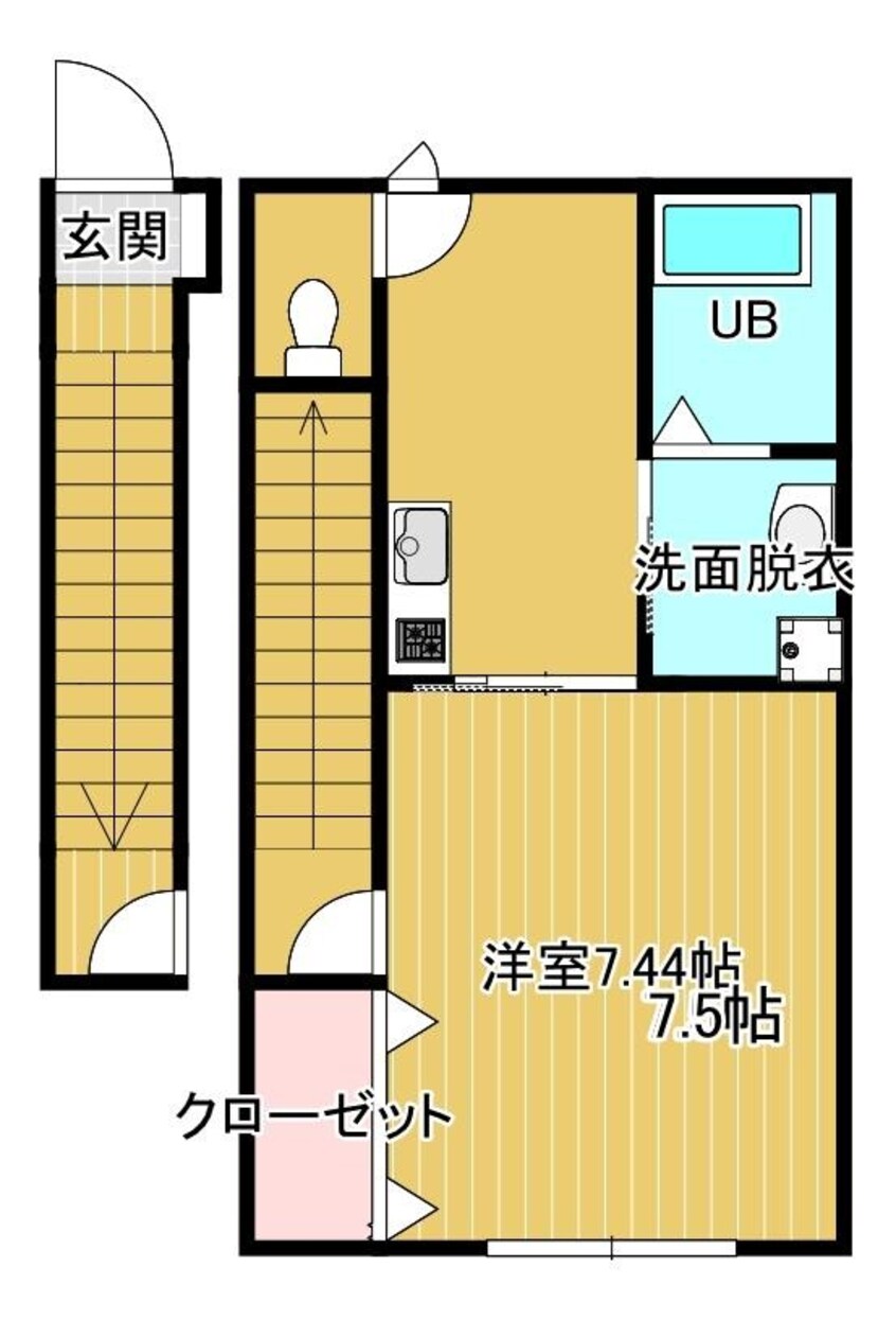 間取図 山陽本線（中国）/倉敷駅 徒歩23分 2階 建築中