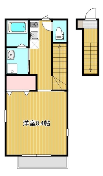 間取図 吉備線<桃太郎線>/東総社駅 徒歩6分 2階 建築中
