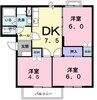 水島臨海鉄道水島本線/常盤駅 徒歩26分 2階 築30年 3DKの間取り