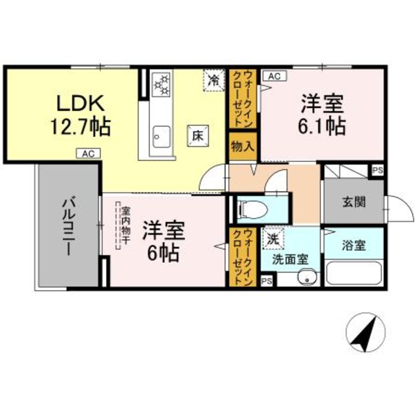 間取図 フラネーヴェ