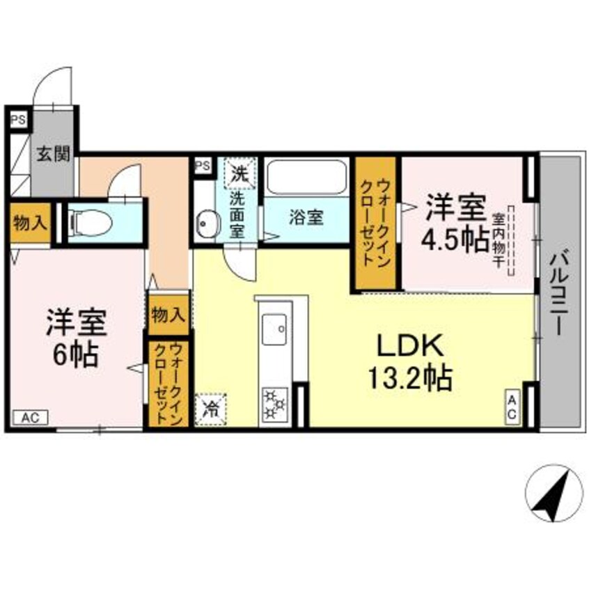 間取図 フラネーヴェ