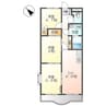 瀬戸大橋線/茶屋町駅 徒歩5分 2階 築26年 3DKの間取り