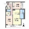 山陽本線（中国）/倉敷駅 徒歩10分 2階 1年未満 2LDKの間取り