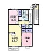 山陽本線（中国）/新倉敷駅 バス:5分:停歩3分 2階 築24年 2LDKの間取り