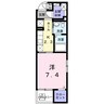 山陽本線（中国）/新倉敷駅 徒歩5分 3階 築8年 1Kの間取り