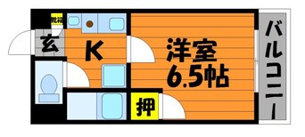間取図 山陽本線（中国）/倉敷駅 徒歩21分 4階 築35年