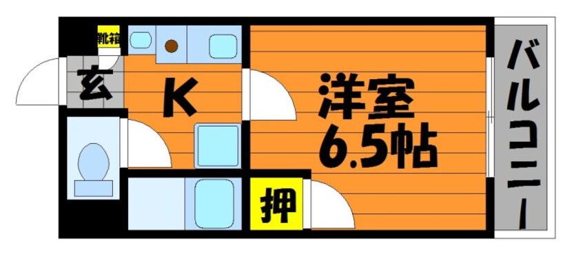間取図 山陽本線（中国）/倉敷駅 徒歩21分 4階 築35年