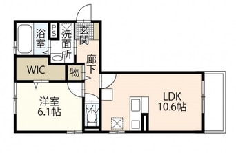 間取図 山陽本線（中国）/倉敷駅 徒歩18分 2階 築6年