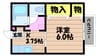 水島臨海鉄道水島本線/倉敷市駅 徒歩17分 2階 築27年 1Kの間取り