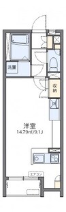 山陽本線（中国）/倉敷駅 徒歩18分 2階 築10年 1Rの間取り