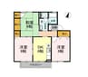 山陽本線（中国）/新倉敷駅 徒歩27分 1階 築27年 3DKの間取り