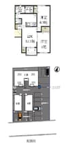 井原鉄道井原線/矢掛駅 徒歩5分 2階 築5年 2LDKの間取り