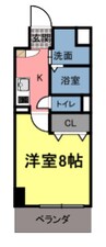 吉備線<桃太郎線>/総社駅 徒歩7分 7階 1年未満 1Kの間取り