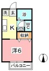 山陽本線（中国）/鴨方駅 徒歩9分 1階 築29年 1Kの間取り