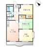 瀬戸大橋線/茶屋町駅 徒歩4分 2階 築26年 3DKの間取り