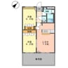 山陽本線（中国）/新倉敷駅 徒歩8分 1階 築20年 2LDKの間取り