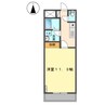 山陽本線（中国）/新倉敷駅 徒歩8分 1階 築19年 1Kの間取り