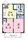山陽本線（中国）/金光駅 徒歩14分 1階 築27年 2DKの間取り