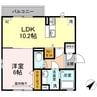山陽本線（中国）/新倉敷駅 徒歩33分 3階 築8年 1LDKの間取り