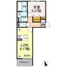 水島臨海鉄道水島本線/常盤駅 徒歩16分 3階 築3年 1LDKの間取り