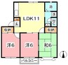 水島臨海鉄道水島本線/水島駅 徒歩6分 2階 築30年 3LDKの間取り