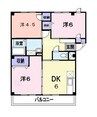 山陽本線（中国）/倉敷駅 バス:5分:停歩2分 3階 築29年 3DKの間取り
