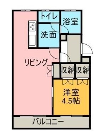 間取図 山陽本線（中国）/中庄駅 徒歩17分 1階 築46年
