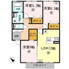 山陽本線（中国）/倉敷駅 徒歩28分 2階 築16年 3LDKの間取り