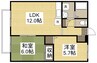 宇野線<宇野みなと線>/茶屋町駅 徒歩12分 1階 築31年 2LDKの間取り