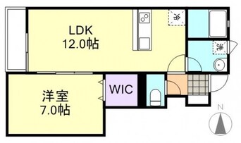 間取図 山陽本線（中国）/新倉敷駅 徒歩18分 1階 築12年