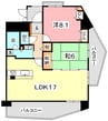 水島臨海鉄道水島本線/倉敷市駅 徒歩12分 3階 築27年 2LDKの間取り