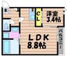 水島臨海鉄道水島本線/球場前駅 徒歩19分 1階 築4年 1LDKの間取り