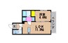 瀬戸大橋線/茶屋町駅 徒歩8分 2階 築20年 1LDKの間取り