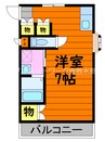 山陽本線（中国）/新倉敷駅 徒歩9分 2階 築29年 1Rの間取り